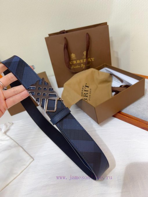The new Burberry belt is synchronized with the new Italian made belt, made of selected smoot g13r014t - Image 9