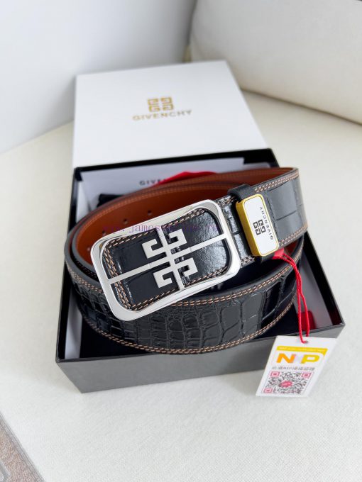 Givenchy GIVENCHY Belt ️ BeltBuckle, smooth buckle made of pure steel material, leather belt wqxq1535