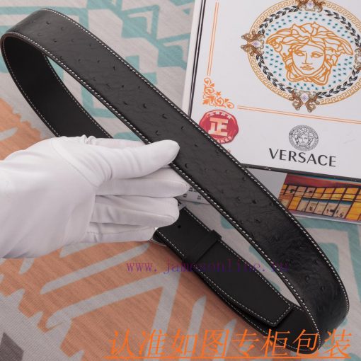 Versace Belt ️ BeltMaterial: 100% top layer cowhide belt, ensuring genuine leather belt, fin p43w50gh - Image 9