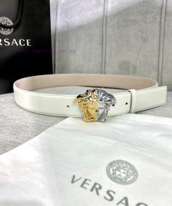 Width 4.0cm Versace This soft belt is adorned with a 3D Medusa belt buckle, which can be pai sfnzk27a