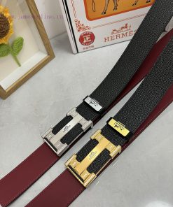 Hermes Hermès  Material: Leather Belt with 100% Head Layer. The leather belt is guaranteed t nobugptz