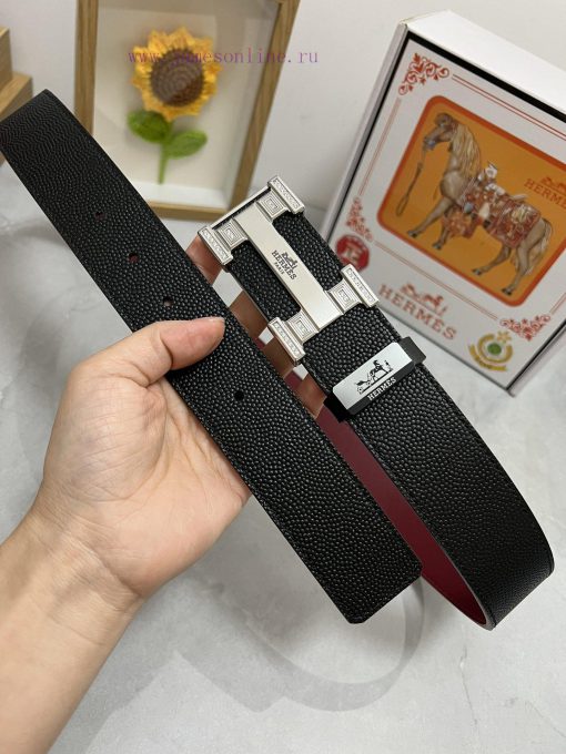 Hermes Hermès  Material: Leather Belt with 100% Head Layer. The leather belt is guaranteed t nobugptz - Image 6