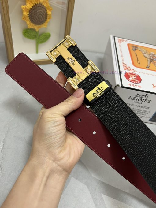 Hermes Hermès  Material: Leather Belt with 100% Head Layer. The leather belt is guaranteed t r2dskcw4 - Image 9