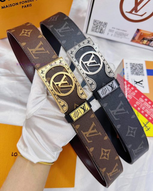 Belt LV Louis Vuitton's top tier replicaThe waistband is made of 100% cowhide, ensuring genu vi2gnh68 - Image 10