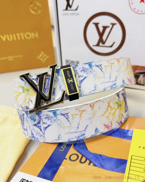Belt LV Louis ReproductionThe waistband is made of 100% cowhide, ensuring a double-layer dia dmmycbaf