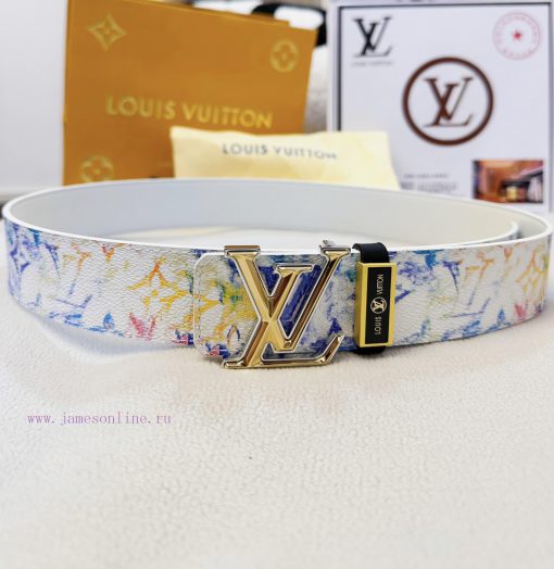 Belt LV Louis ReproductionThe waistband is made of 100% cowhide, ensuring a double-layer dia b3dnrktt - Image 3