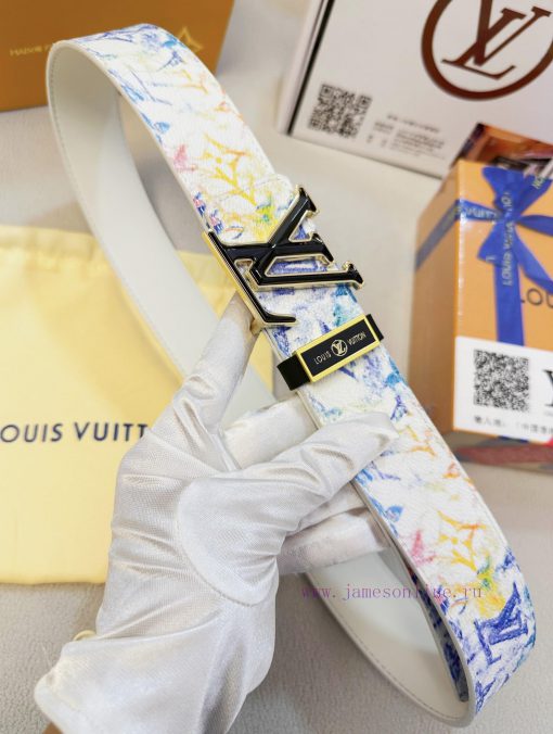 Belt LV Louis ReproductionThe waistband is made of 100% cowhide, ensuring a double-layer dia dmmycbaf - Image 5