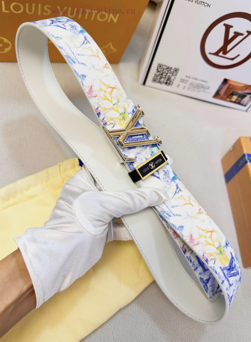 Belt LV Louis ReproductionThe waistband is made of 100% cowhide, ensuring a double-layer dia b3dnrktt - Image 6