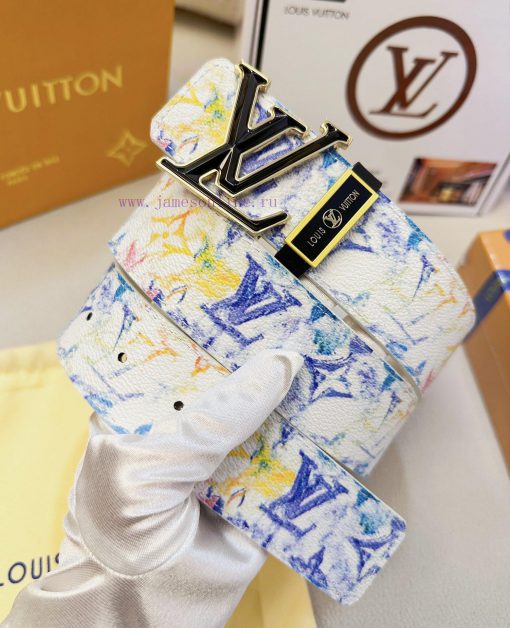 Belt LV Louis ReproductionThe waistband is made of 100% cowhide, ensuring a double-layer dia dmmycbaf - Image 7