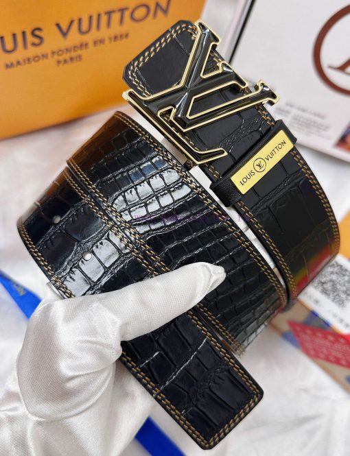 Belt LV Louis ReproductionThe waistband is made of 100% cowhide, ensuring a double layered t 6qsync1z - Image 3