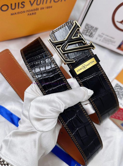 Belt LV Louis ReproductionThe waistband is made of 100% cowhide, ensuring a double layered t 6qsync1z - Image 4