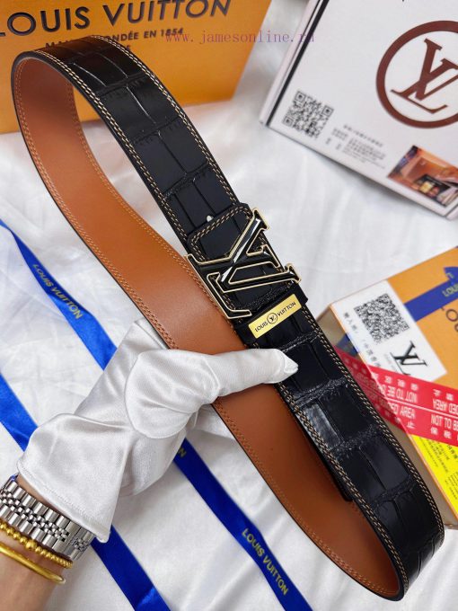 Belt LV Louis ReproductionThe waistband is made of 100% cowhide, ensuring a double layered t 6qsync1z - Image 9