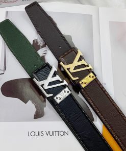Belt LV Louis Vuitton's top tier replicaThe waistband is made of 100% cowhide, ensuring genu rblbl954
