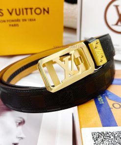 Belt LV Louis Vuitton automatic buckle-Belt replica The automatic belt series is made of 100 mu2hej8a
