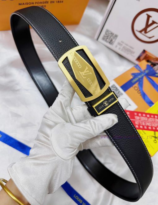 Belt LV Louis Vuitton's top tier replicaThe waistband is made of 100% cowhide, ensuring genu wikvbn8e - Image 4