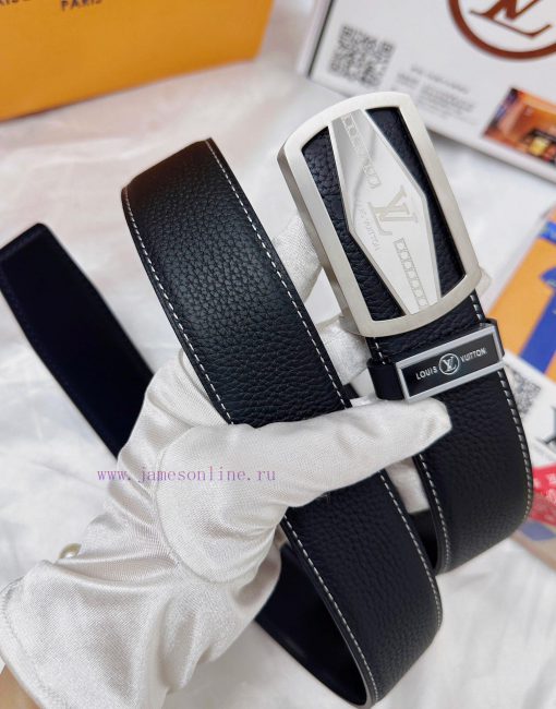Belt LV Louis Vuitton's top tier replicaThe waistband is made of 100% cowhide, ensuring genu cor71obf - Image 4