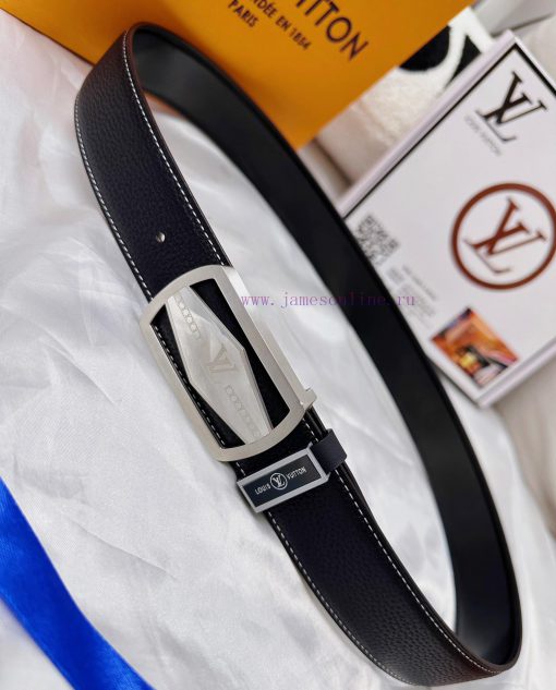 Belt LV Louis Vuitton's top tier replicaThe waistband is made of 100% cowhide, ensuring genu cor71obf - Image 7