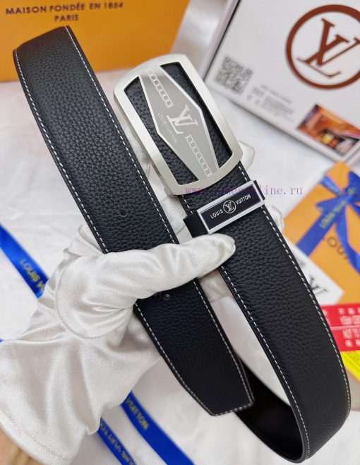 Belt LV Louis Vuitton's top tier replicaThe waistband is made of 100% cowhide, ensuring genu cor71obf - Image 8