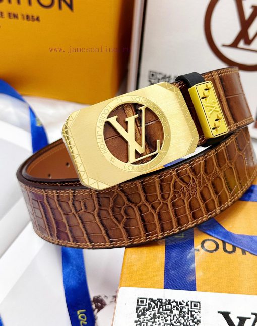 Belt LV Louis Vuitton replicaThe waistband is made of 100% cowhide, ensuring a 24K pure stee a0ol6cmq - Image 6