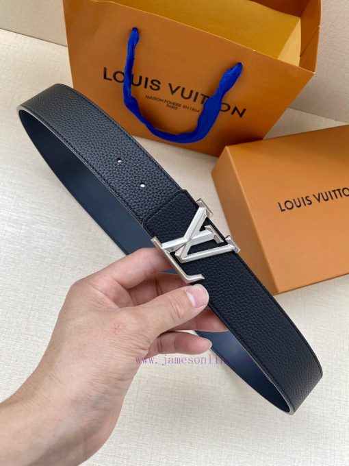 Comes with a complete gift boxThe LV Pyramide Twisted double-sided belt is made of soft Taur heivlxwq - Image 2