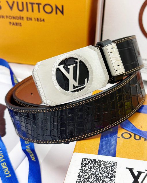 Belt LV Louis Vuitton replicaThe waistband is made of 100% cowhide, ensuring a 24K pure stee wr4ub6b9 - Image 3