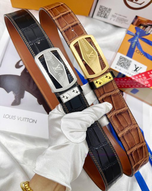 Belt LV Louis Vuitton replicaThe waistband is made of 100% cowhide, ensuring a 24K pure stee a0ol6cmq - Image 9