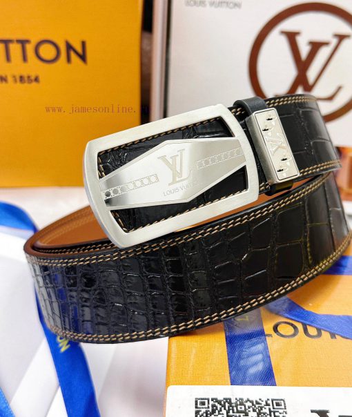 Belt LV Louis Vuitton replicaThe waistband is made of 100% cowhide, ensuring a 24K pure stee wr4ub6b9 - Image 5