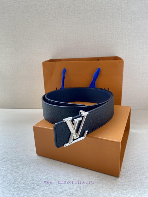 Comes with a complete gift boxThe LV Pyramide Twisted double-sided belt is made of soft Taur heivlxwq - Image 5