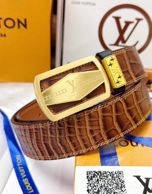Belt LV Louis Vuitton replicaThe waistband is made of 100% cowhide, ensuring a 24K pure stee wr4ub6b9 - Image 6