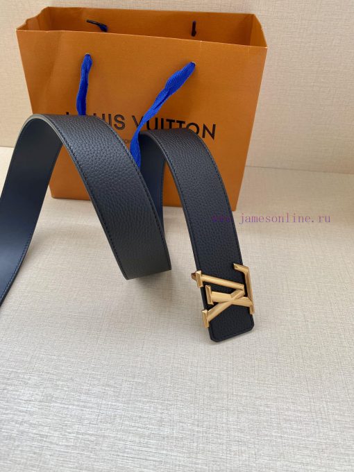 Comes with a complete gift boxThe LV Pyramide Twisted double-sided belt is made of soft Taur heivlxwq - Image 8
