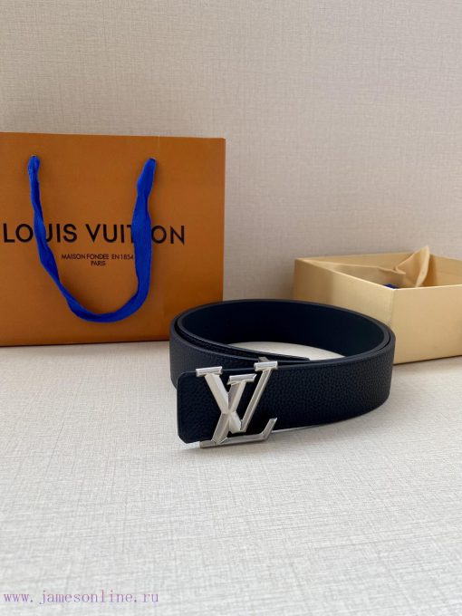 Comes with a complete gift boxThe LV Pyramide Twisted double-sided belt is made of soft Taur p26l7hws - Image 5