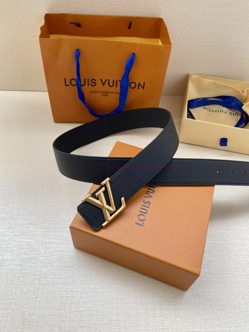 Comes with a complete gift boxThe LV Pyramide Twisted double-sided belt is made of soft Taur p26l7hws - Image 8