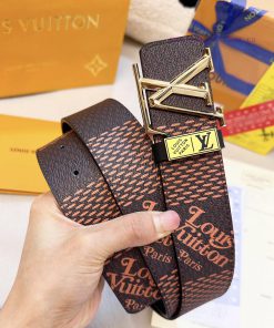 Belt LV Louis ReproductionBelt made of 100% head layer cowhide, ensuring a three-dimensional jqe0lsd8