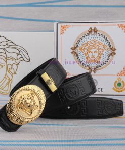 Belt belt Versace cowhide beltMen's belt material: 100% head layer cowhide belt, guaranteed adeu3b5g