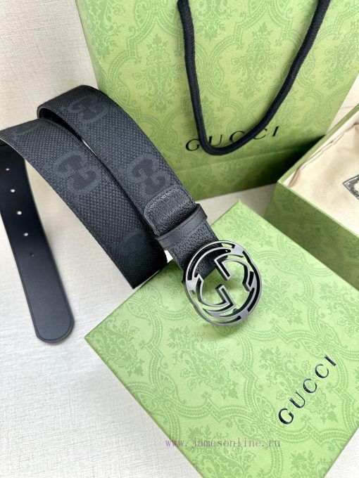 This wide waistband with a width of 4.0 cm is adorned with classic double G details, reminis lpbtfk4u - Image 4