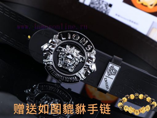 Belt Versace Ver…️Belt made of 100% head layer cowhide, double-sided lychee pattern, ensurin hwepbyge - Image 7