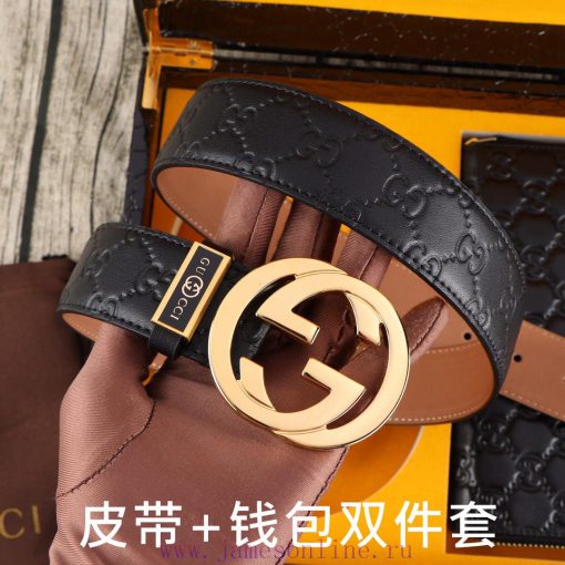 Gucci. Gucci two-piece setWooden box, belt+wallet, two-piece setGrade: Italian imported 100% 6w7j9yqh - Image 6