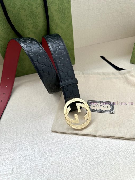 Width 4.0cm Gucci interlocking double G steel buckle, derived from modern style collection d rp48577g - Image 6