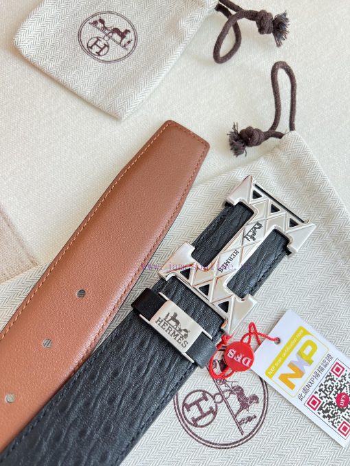 Hermes Hermes waist beltHanging buckle, classic pure steel material buckle head, double-side yl5jxdbv - Image 7