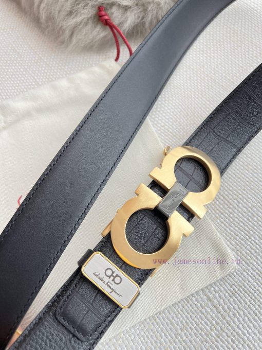 Ferrgamo.. Ferragamo Belt ️ Automatic BeltAutomatic buckle, pure steel material automatic bu qfb1vn7a - Image 7