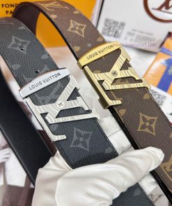 Belt LV Louis Vuitton Top Remakes-The waistband is made of 100% imported top layer cowhide, qnd20d52