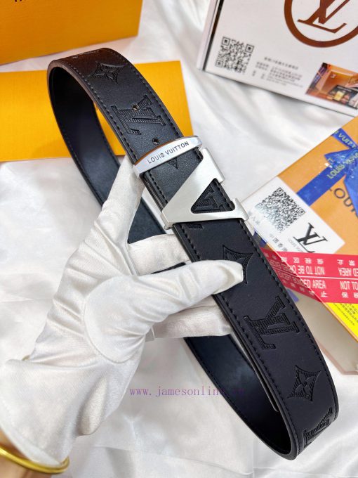 Belt LV Louis Vuitton's top tier replicaThe waistband is made of 100% cowhide, ensuring a V- y14ash49 - Image 7