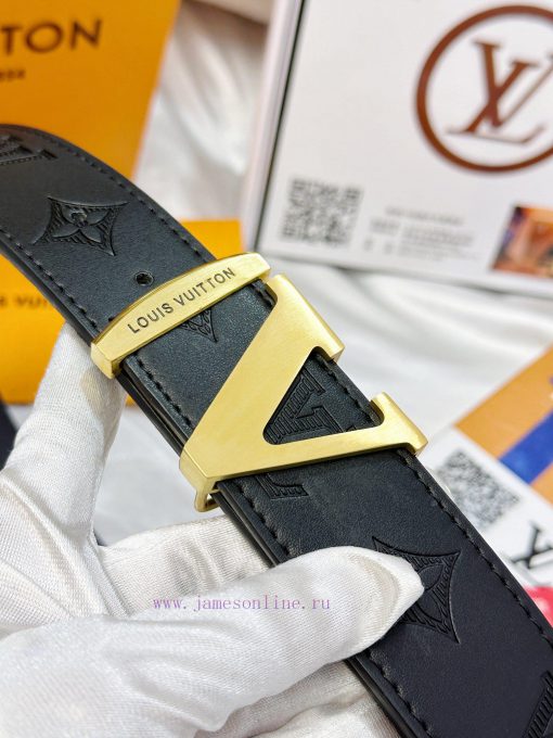 Belt LV Louis Vuitton's top tier replicaThe waistband is made of 100% cowhide, ensuring a V- k3ryl0d8 - Image 8