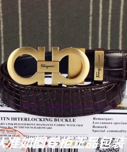 Ferragami crocodile patternComes with a punch as a giftThe material is made of 100% top laye 4skikwo1