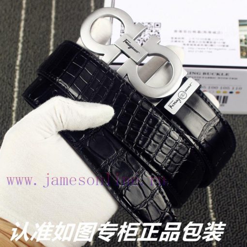 Ferragami crocodile patternComes with a punch as a giftThe material is made of 100% top laye 16l4iams - Image 3