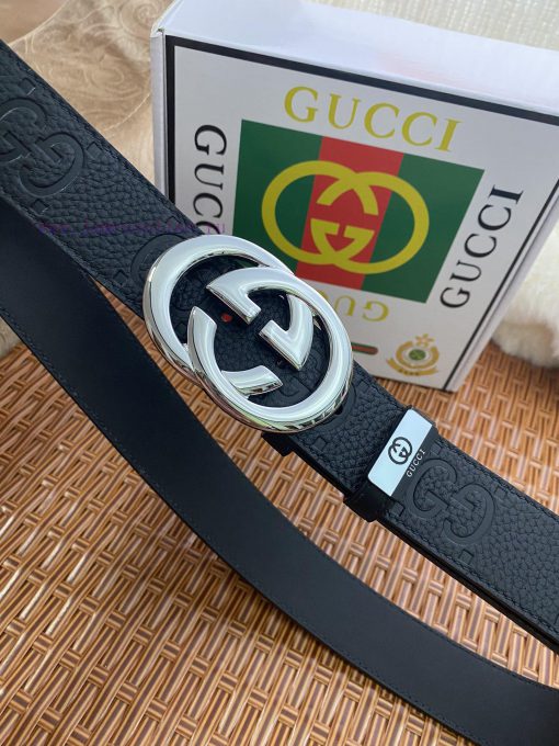 Gucci. Gucci  Material: Leather Belt with 100% Head Layer. The leather belt is guaranteed to 1c22vvsb - Image 4