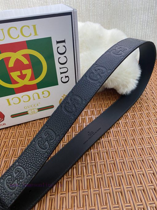 Gucci. Gucci  Material: Leather Belt with 100% Head Layer. The leather belt is guaranteed to 1c22vvsb - Image 7