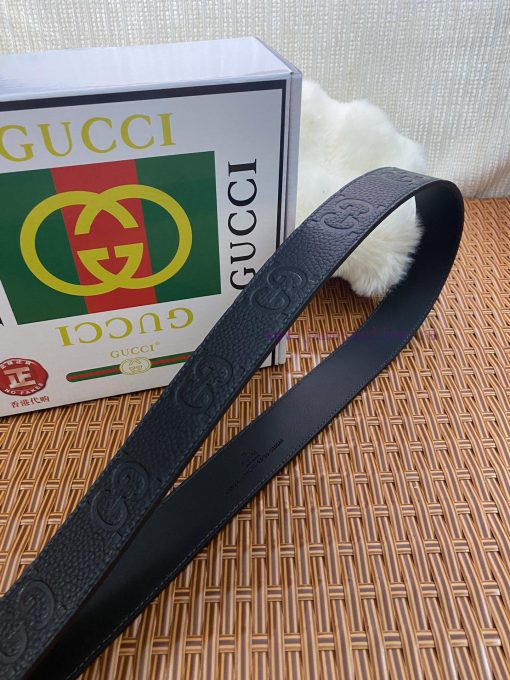 Gucci. Gucci  Material: Leather Belt with 100% Head Layer. The leather belt is guaranteed to r5zi3d62 - Image 9