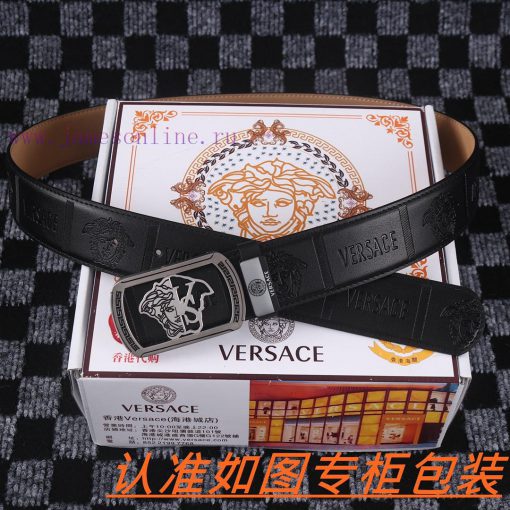 Men's belt VersaceMen's leather belt is made of 100% head layer cowhide, ensuring that the 2 c4u5jd98 - Image 5