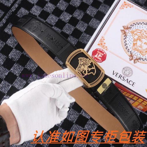 Men's belt VersaceMen's leather belt is made of 100% head layer cowhide, ensuring that the 2 c4u5jd98 - Image 8